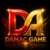 Damac Game official logo for online gaming platform with modern colorful design and secure mobile gaming branding.